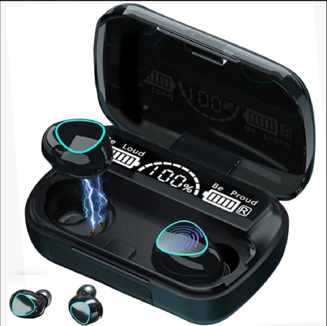 Original DAMIX M10 Airpods TWS Wireless Headphones Touch Control Bluetooth Ear buds Compatible 5.3 Earphones Wireless Headset Waterproof 9D Hifi Quality Earbuds