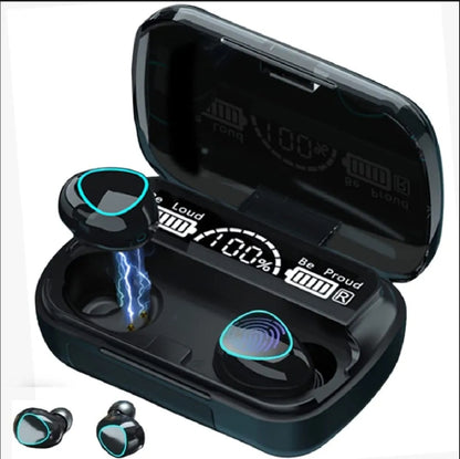 Original DAMIX M10 Airpods TWS Wireless Headphones Touch Control Bluetooth Ear buds Compatible 5.3 Earphones Wireless Headset Waterproof 9D Hifi Quality Earbuds