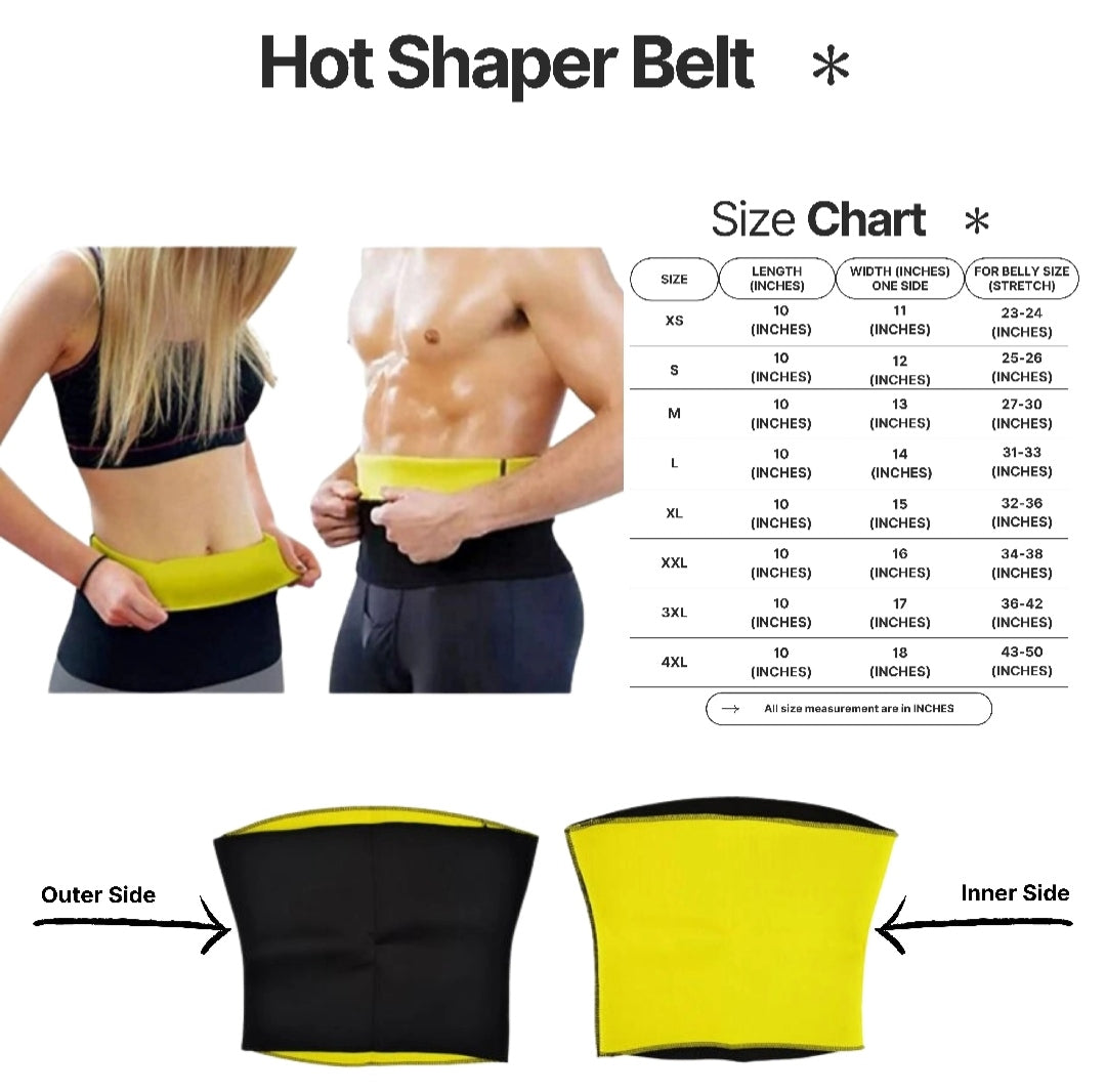 Women's Hot Sweat Neoprene Shapers Slimming Belt Waist Trainer Cincher for Weight Loss